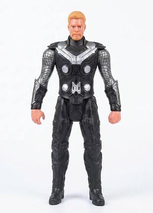 Игровая фигурка большая thor тор без молота marvel мстители 30 см со звуком и светом