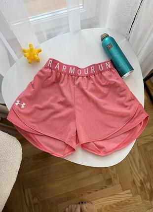 Рожеві коралові спортивні шорти under armour