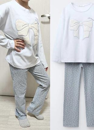 Пижама для девочки, zara, размер 6/7 лет, 120 см