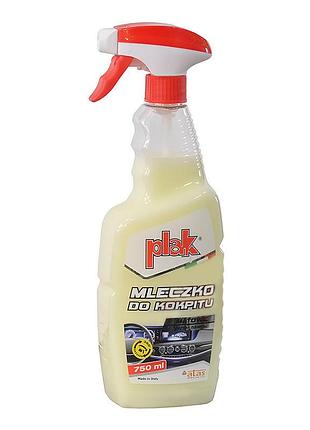 Полироль торпеды молочко триггер 750ml "plak" mat mleczko / матовая ((24шт/уп)
