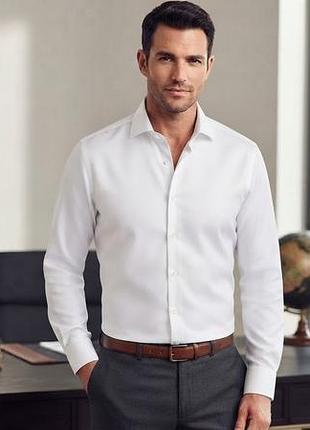 Мужская рубашка британского бренда charles tyrwhitt (jermyn street london) slim fit (приталенный) размер воротника: 161/2 дюйма (42 см)
