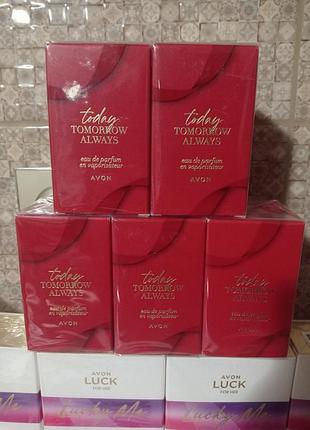 Раритет парфюм парфюма парфюмная вода эйвон тудей тодей avon thoday tomorrow always 30 мл красная упаковка лимитированный выпуск