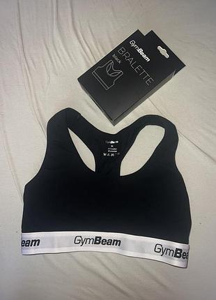 Бюстгальтер жіночий спортивний gymbeam чорний розмір s