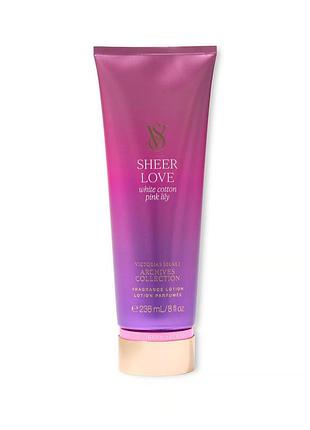 Парфюмированный лосьон для тела victoria's secret sheer love (236 мл) (0000281)
