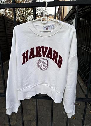 Фото 1226 укорочений світшот на флісі harvard розмір m-l-xl