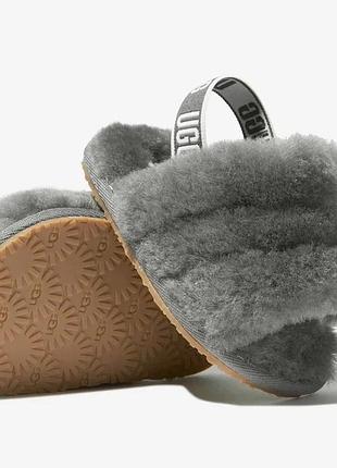 Оригінальні хутряні пінетки/капці ugg fluff yeah (для немовлят) 🐻✨