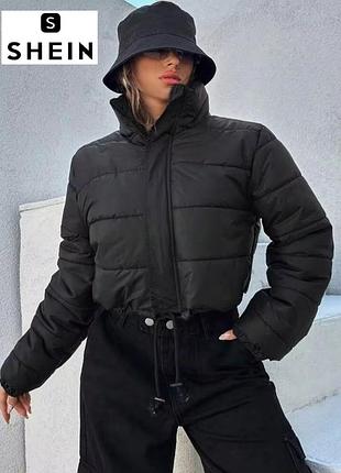 Shein новая демисезонная укороченная куртка xs/34 h&amp;m