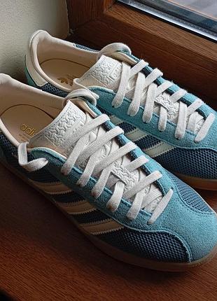 Кросівки adidas gazelle indoor pro jr8836 оригінал нові р.37 натуральна замша