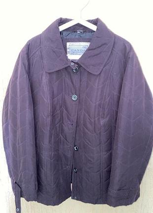 Женская демисезонная стеганая куртка canda (c&amp;a), размер 50 (наш 56, xxl/3xl)