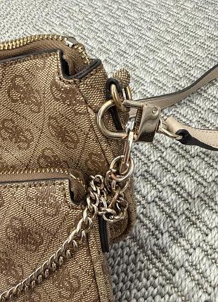 Сумка guess сумочка бананка через плече 7