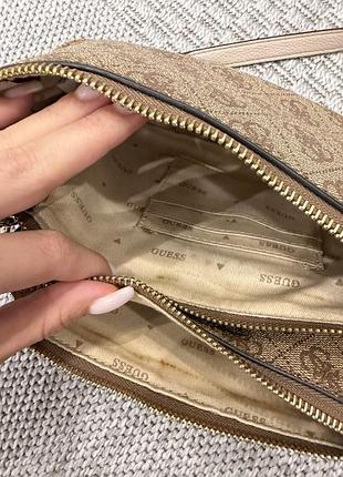 Сумка guess сумочка бананка через плече 10