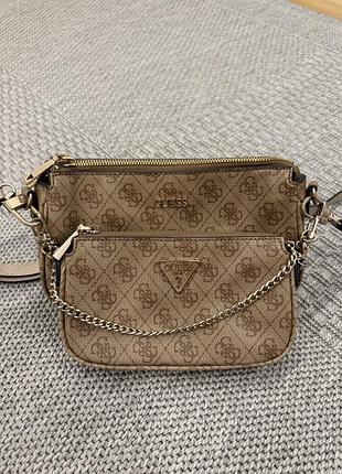 Сумка guess сумочка бананка через плече 6