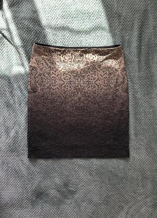 Міді спідниця жіноча marc cain олівець віскоза градієнт розмір 6 (l-xl)