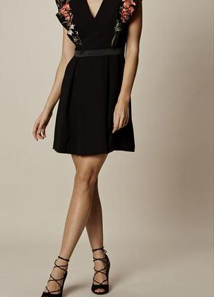 Плаття, з вишивкою квіти, етнічний стиль, karen millen