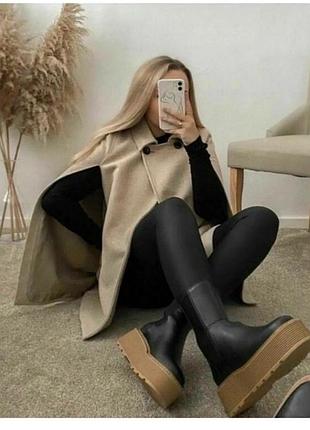 Демисезонные черные ботинки h&m 3