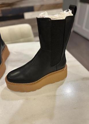 Демисезонные черные ботинки h&m 6