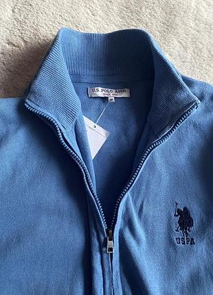 Us polo assn чоловічий джемпер, кофта зіп 7
