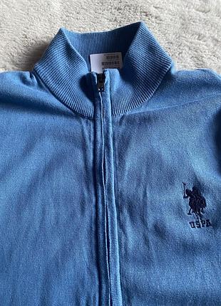 Us polo assn чоловічий джемпер, кофта зіп 3