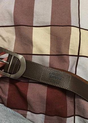 Шкіряний ремінь levi's original (коричневий)