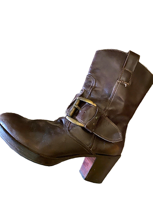 Винтажные кожаные полусапоги we are... (made in italy), р. 37