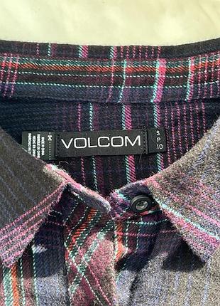 Volcom, фланелева сорочка в клітинку, р.s 6