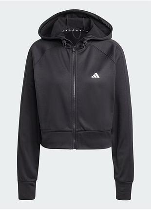 Худі вкорочений жіночий від adidas розмір xs чорний