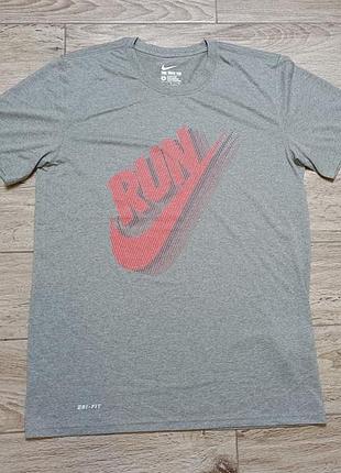 Футболка nike run мужская