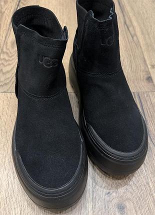 Черевики жіночі ugg чорні, 36 розмір, натуральний замш