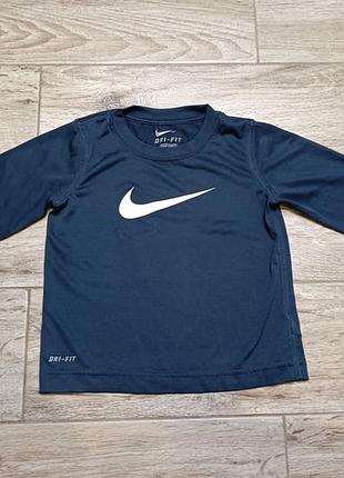 Футболка nike dri-fit лонгслив 3т/3 года