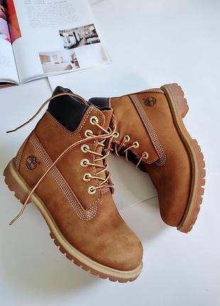 Timberland міцні стильні ботинки р 7 24 см шкіра нубук