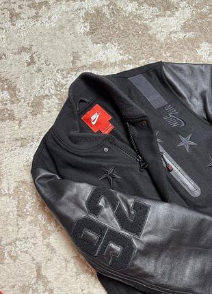 Nike destroyer jacket pattern windproof stay warm black 8