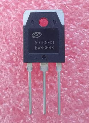 Транзистор sgt50t65fd1pn 50t65fd to-3p 650v 50a field stop igbt