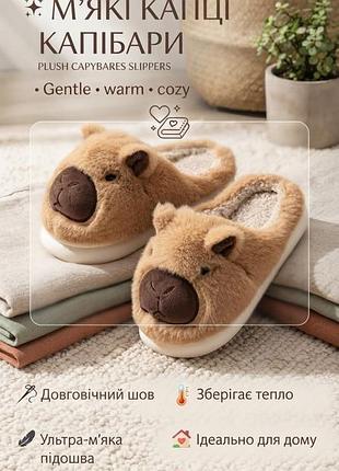 Кімнатні капці капібара