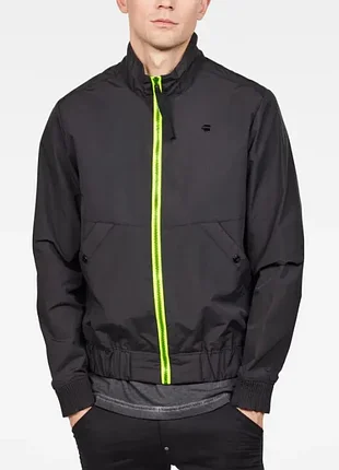 Куртка вітровка g-star raw men's black vector ii deline track overshirt jacket