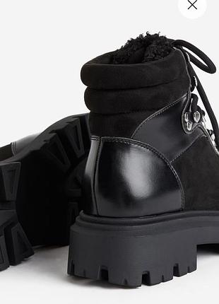 Новые теплые ботинки h&m zara оригинал 3