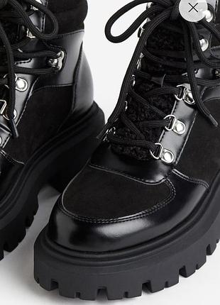 Новые теплые ботинки h&m zara оригинал 2