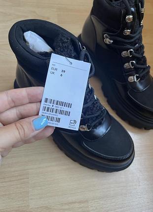 Новые теплые ботинки h&m zara оригинал 5