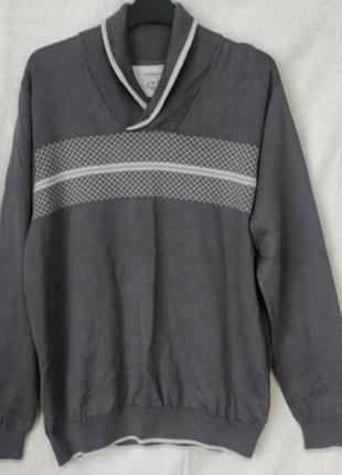 Кофта котонова з орнаментом ashworth  з америки роз. 46