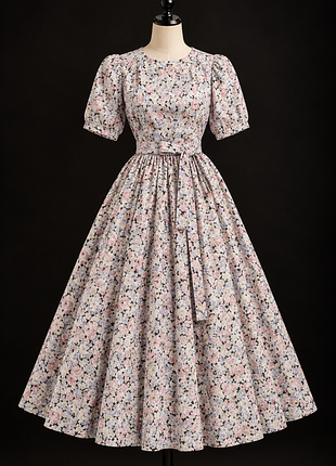 Шикарна вінтажна сукня laura ashley 80-х оригінал.