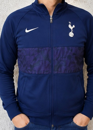 Мужская олимпийка nike tottenham hotspur fc темно-синяя xs 44