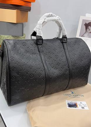🖤💎большая брендовая дорожная сумка натуральная канва louis premium