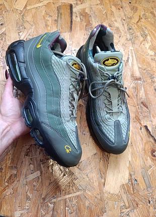 Оригинальные кроссовки nike x corteiz crtz rtw air max 95 olive/camo gutta green fb2709-300