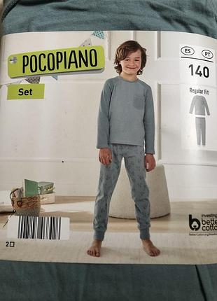 Піжама дитяча pocopiano 140 см бавовняна нова з бірками
