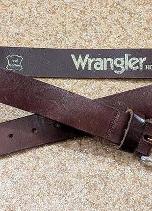 Кожаный ремень wrangler 2
