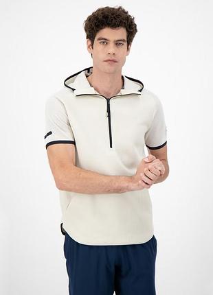 Under armour unstoppable move чоловіча кофта худі shortsleeve hoodie - summit white