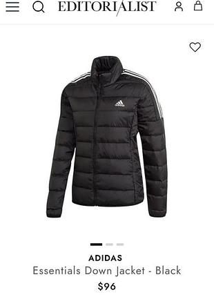 Ультралегкий пуховик adidas essentials down jacket size s 10