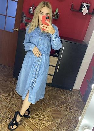 Джинсовое платье 👗🤗 2