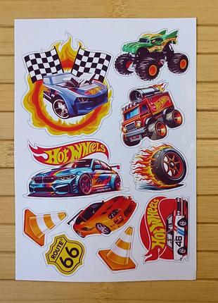 Стикерпак (не прорезной) хот вилс hot wheels а4 (38461)