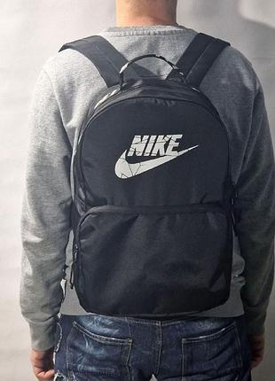Спортивний рюкзак nike oxford 1000d, чорний чоловічий рюкзак 43×29×17 см