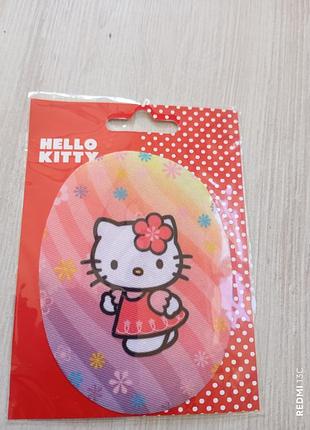 Аплікація, латка, термозаплатка дитяча hello kitty